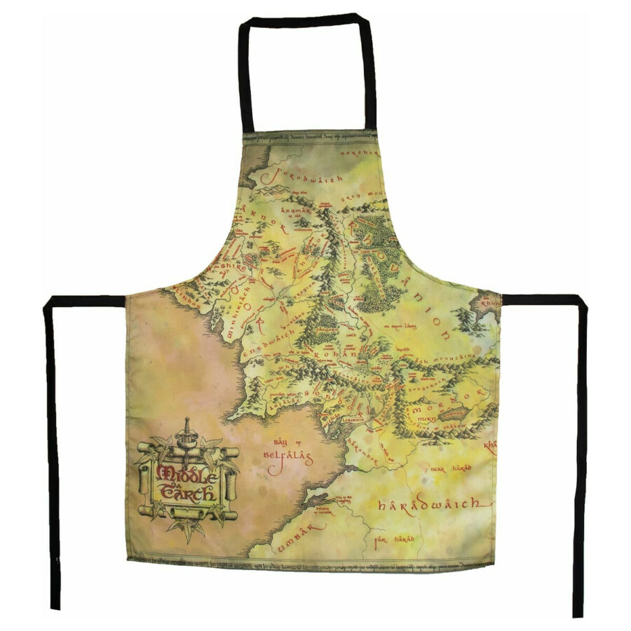 DELANTAL MAPA EL SEÑOR DE LOS ANILLOS PACKAGING CARTON