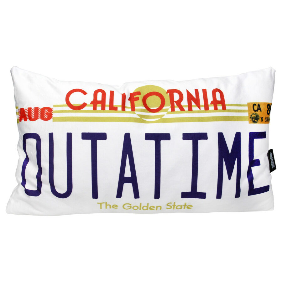 COJIN RECTANGULAR 50x30CM ENVASADO VACIO OUT A TIME REGRESO AL FUTURO