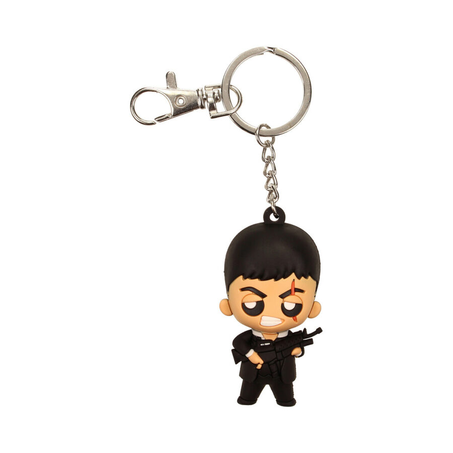 TONY MONTANA LLAVERO CABEZON GOMA POKIS SCARFACE BLISTER