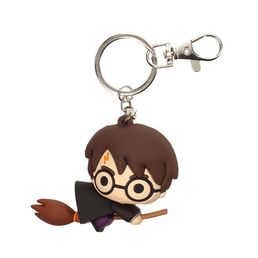 HARRY POTTER BROOM NIMBUS (CAPA NEGRA) LLAVERO FIGURATIVO GOMA HARRY POTTER