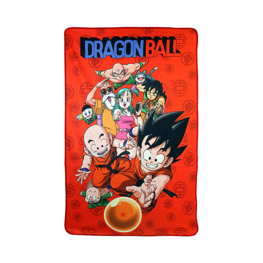 PERSONAJES Y BOLA DB MANTA POLAR 100x150 CM DRAGON BALL