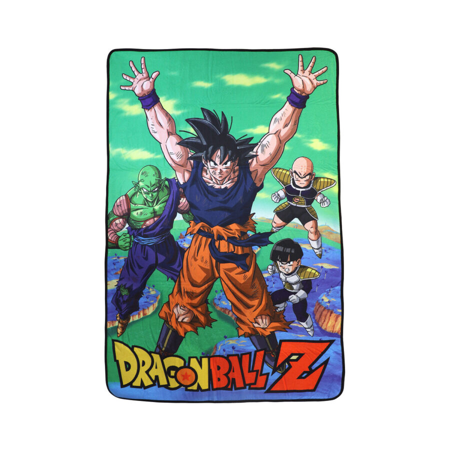PERSONAJES EN NAMEK DBZ MANTA POLAR 100x150 CM DRAGON BALL