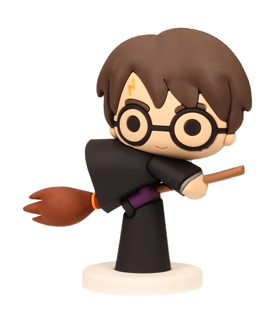 HARRY POTTER NIMBUS CAPA NEGRA MINI FIGURA GOMA HARRY POTTER