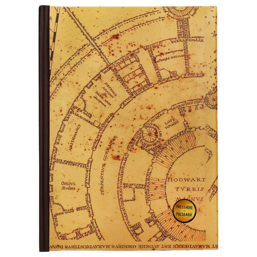 GRYFFINDOR LIBRETA CON LUZ HARRY POTTER