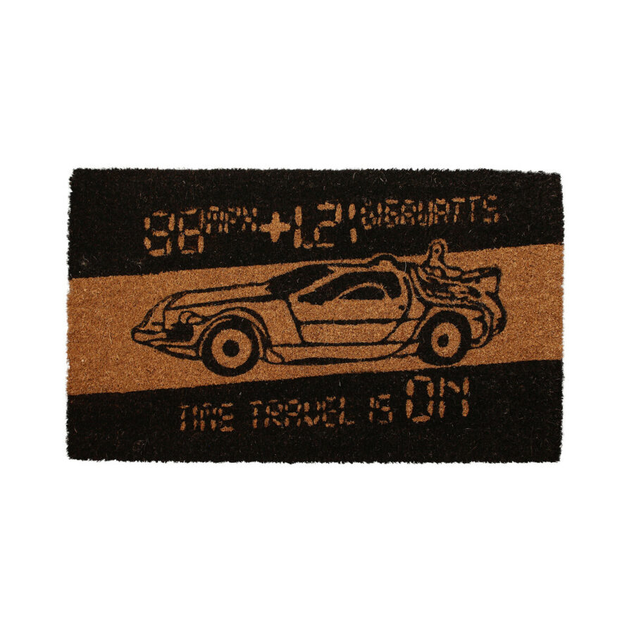 TIME MACHINE FELPUDO 60X40 REGRESO AL FUTURO