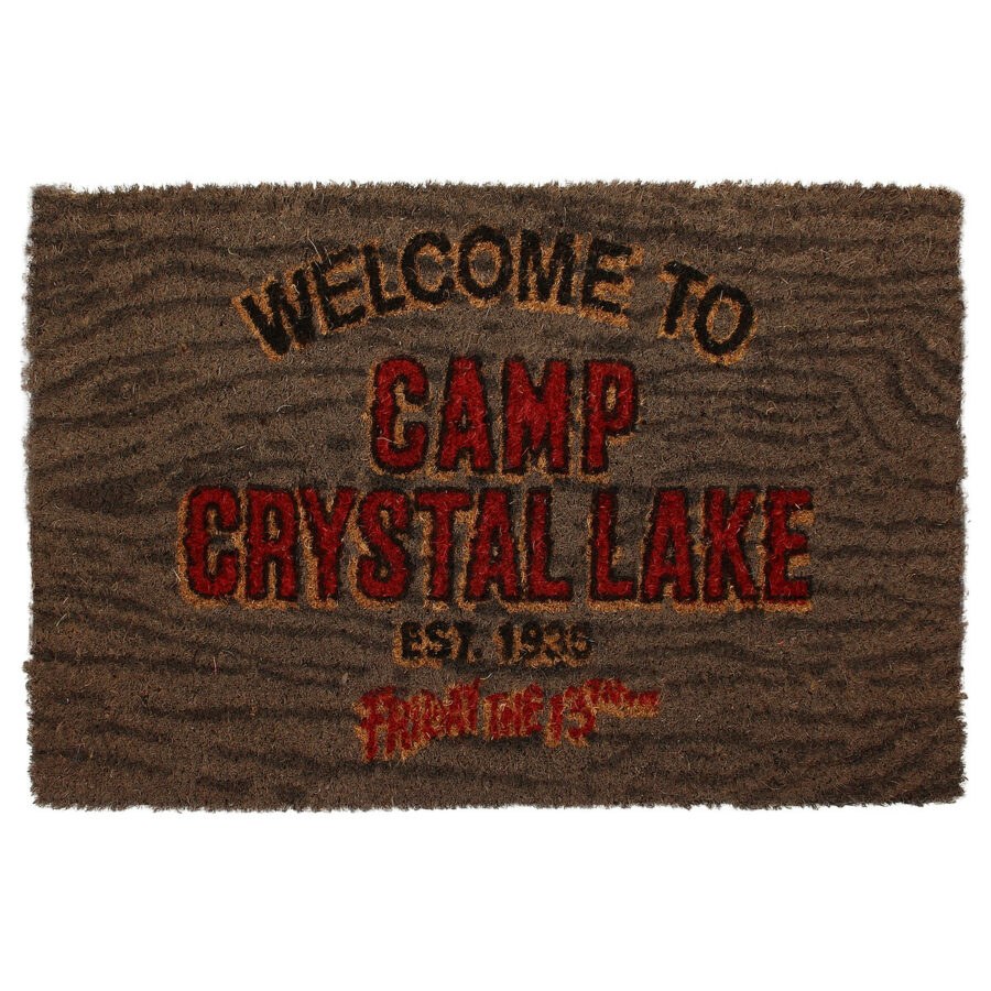 FELPUDO WELCOME CAMP CRYSTAL LAKE 60X40 VIERNES 13