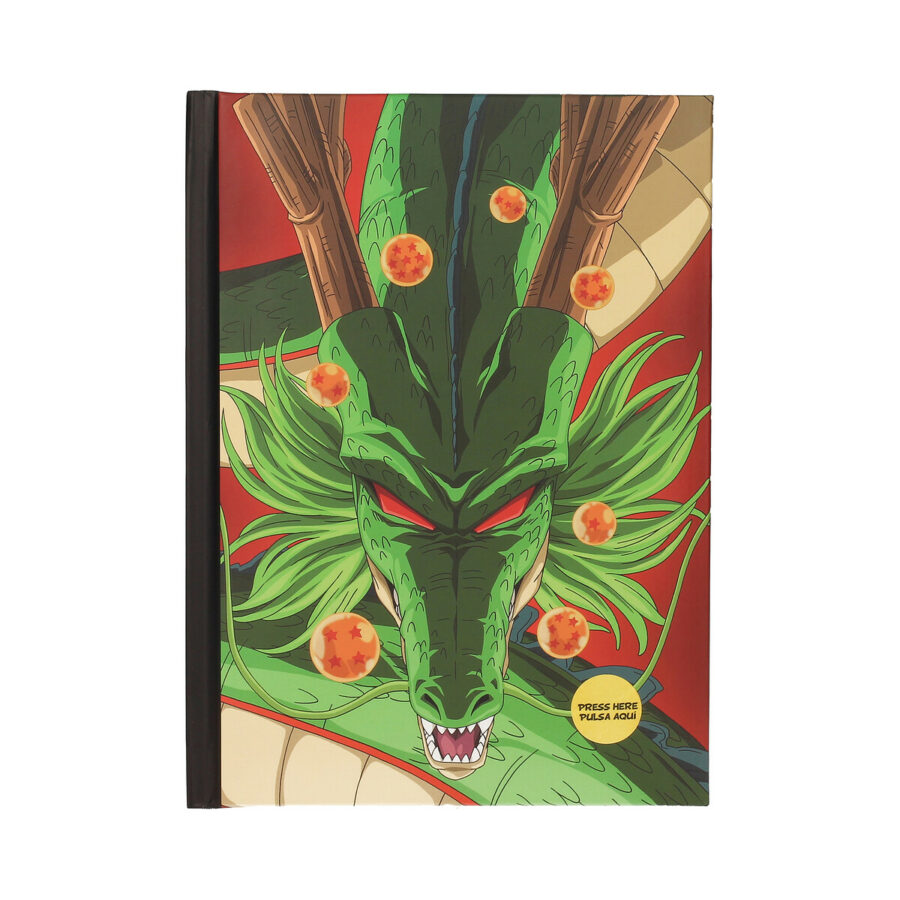 LIBRETA CON LUZ SHENRON DRAGON BALL Z