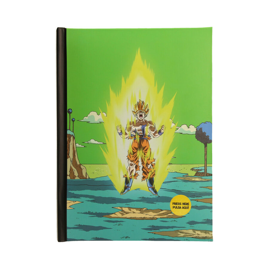 LIBRETA CON LUZ NAMEK BATALLA FINAL DRAGON BALL Z