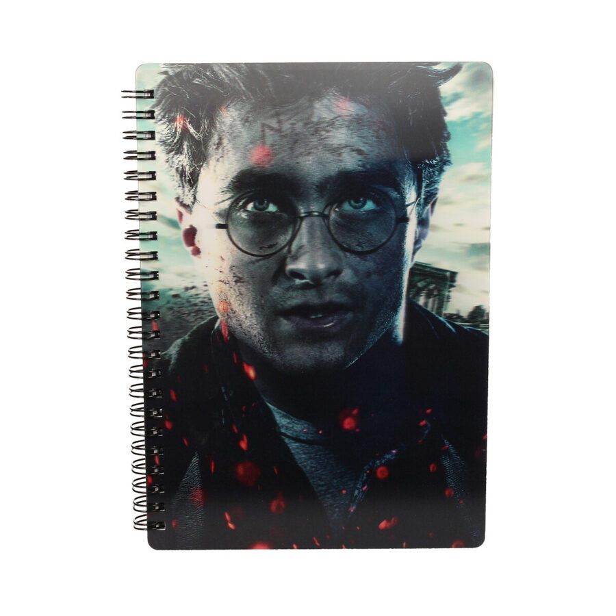 LIBRETA EFECTO 3D CARA HARRY POTTER