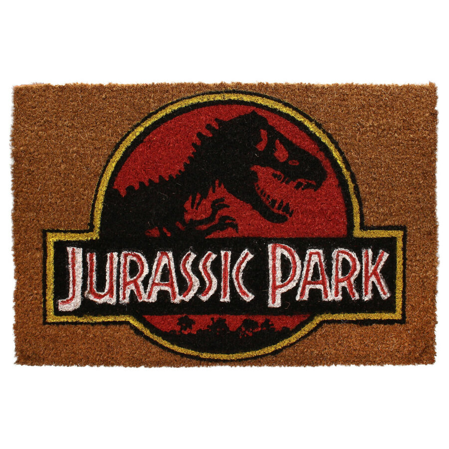 FELPUDO 60X40 LOGO JURASSIC PARK