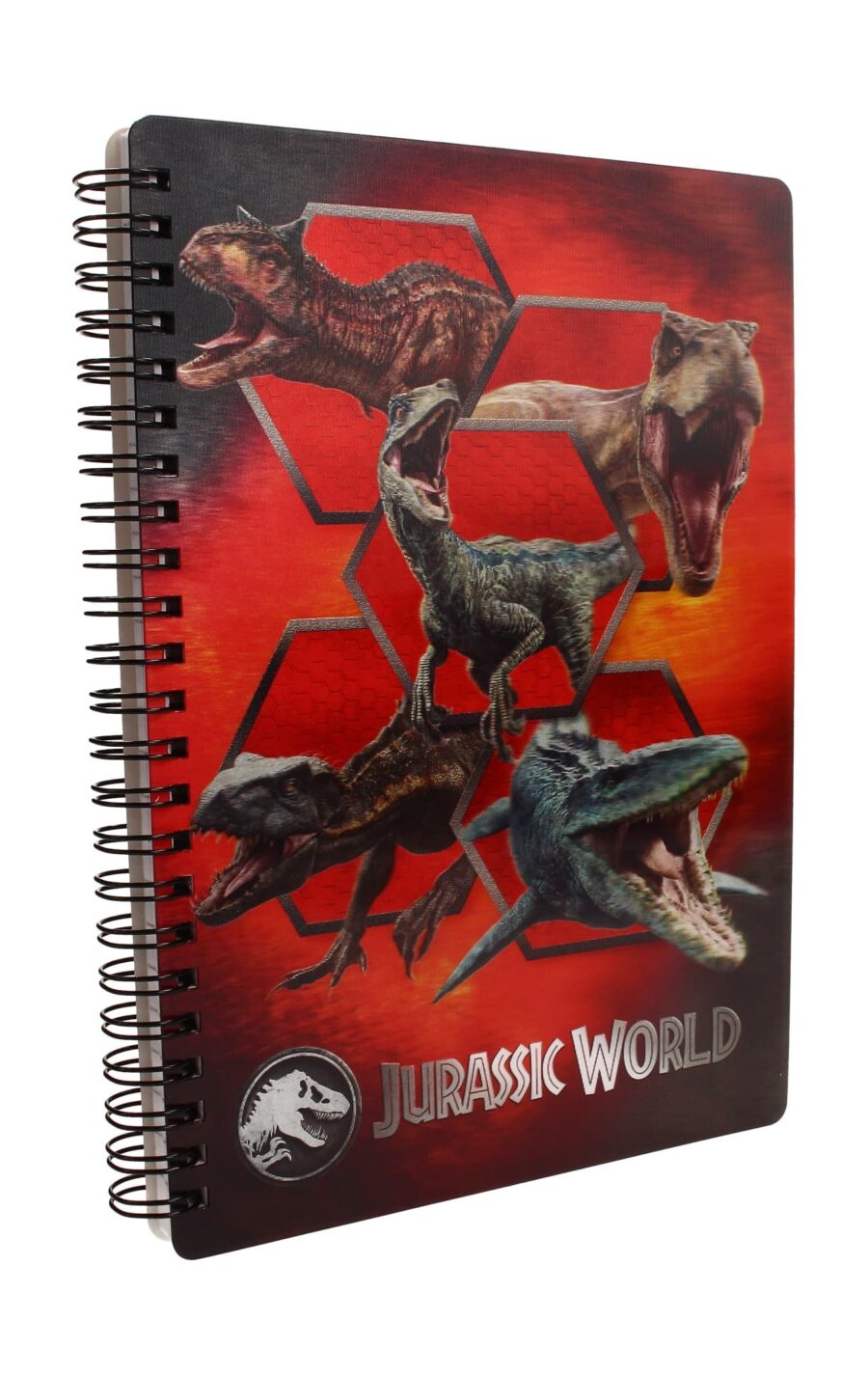 LIBRETA EFECTO 3D CARNIVOROUS JURASSIC WORLD