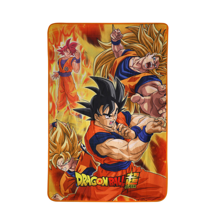 MANTA 100X150CM BATTLE OF GODS GOKU STATES DRAGON BALL SUPER