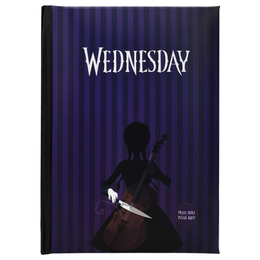 LIBRETA CON LUZ CLASSIC WEDNESDAY