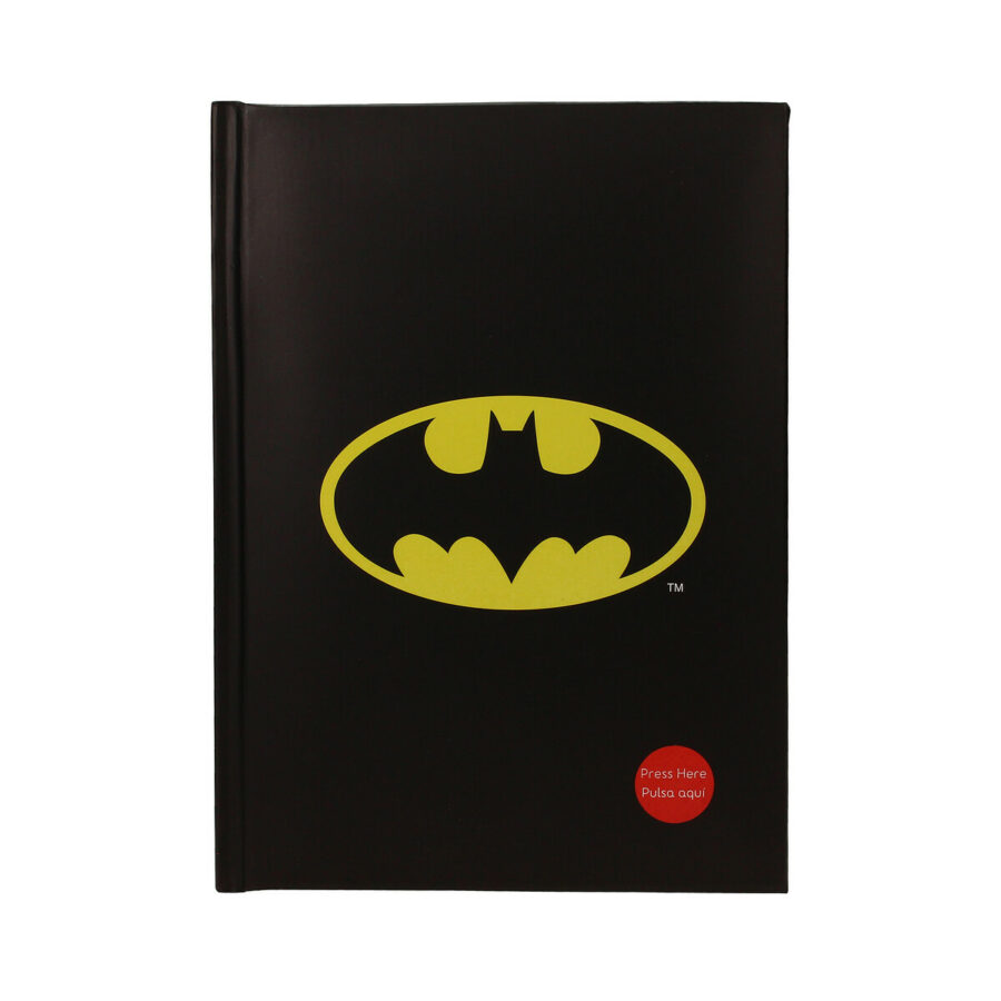 BATMAN SIMBOLO LIBRETA CON LUZ DC