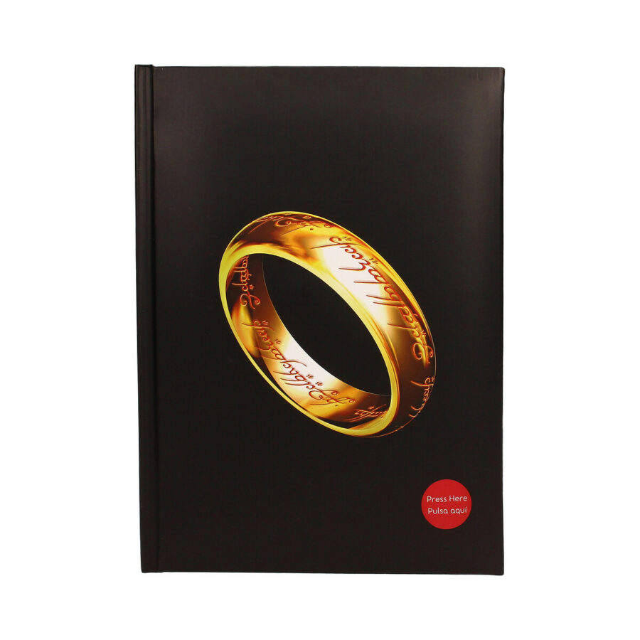 LOTR ANILLO LIBRETA CON LUZ EL SEÑOR DE LOS ANILLOS