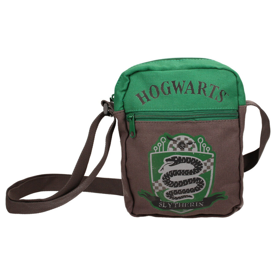BOLSA PEQUEÑA TELA CANVAS SLYTHERIN HARRY POTTER