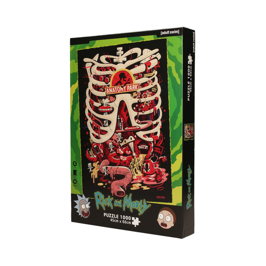 PUZLE 1000 ANATOMY PARK RICK Y MORTY