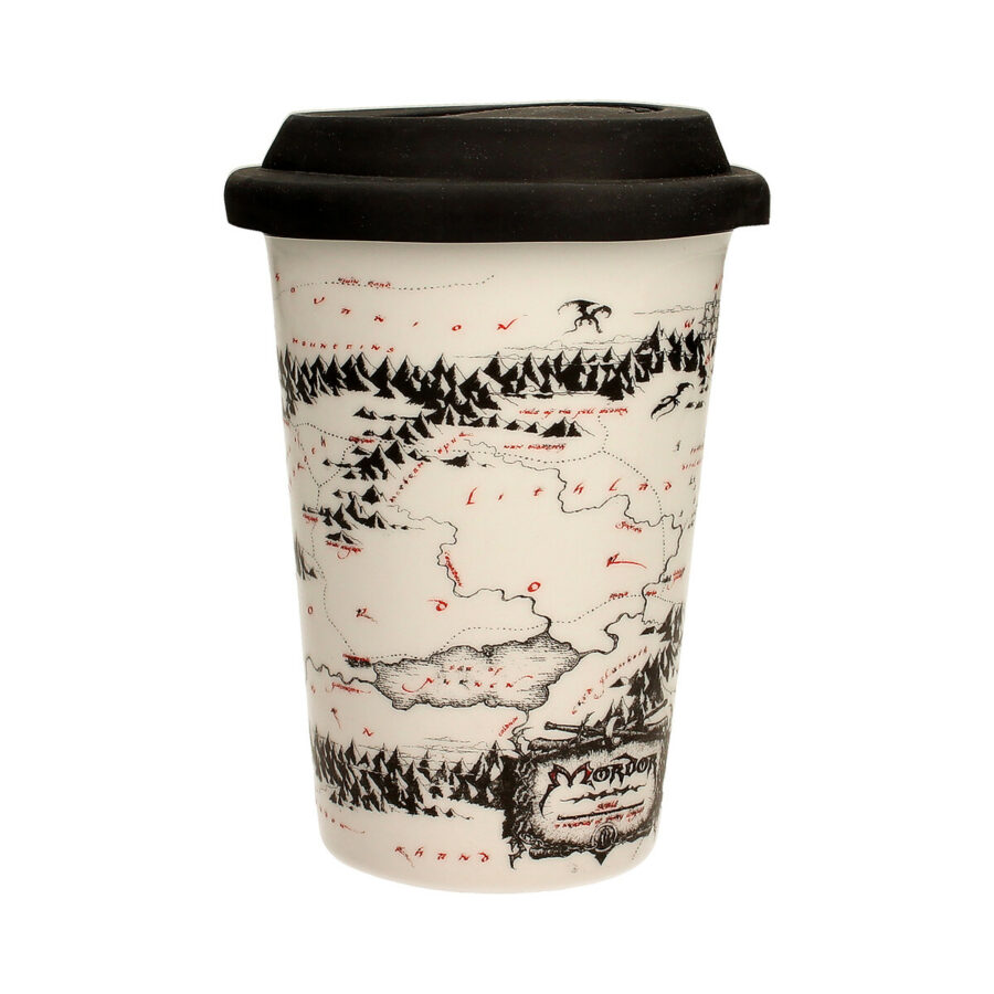 VASO CAFE MAPA MORDOR EL SEÑOR DE LOS ANILLOS