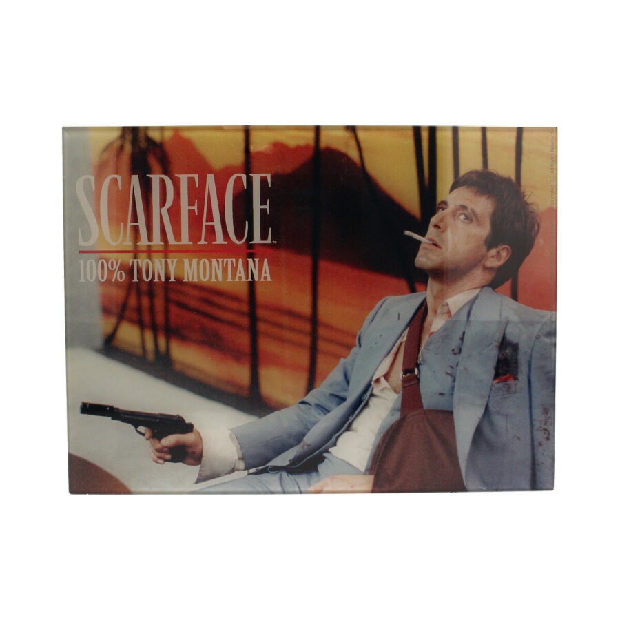 TONY MONTANA POSTER DE VIDRIO SCARFACE 40x30 CM