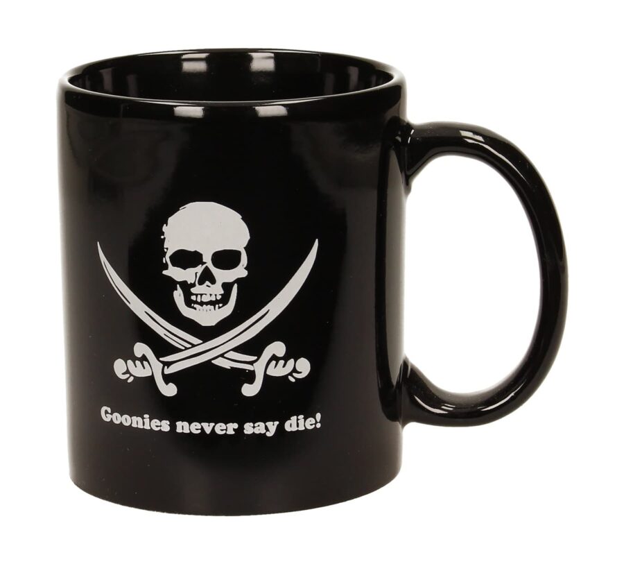 NEVER SAY DIE CERAMIC MUG THE GOONIES