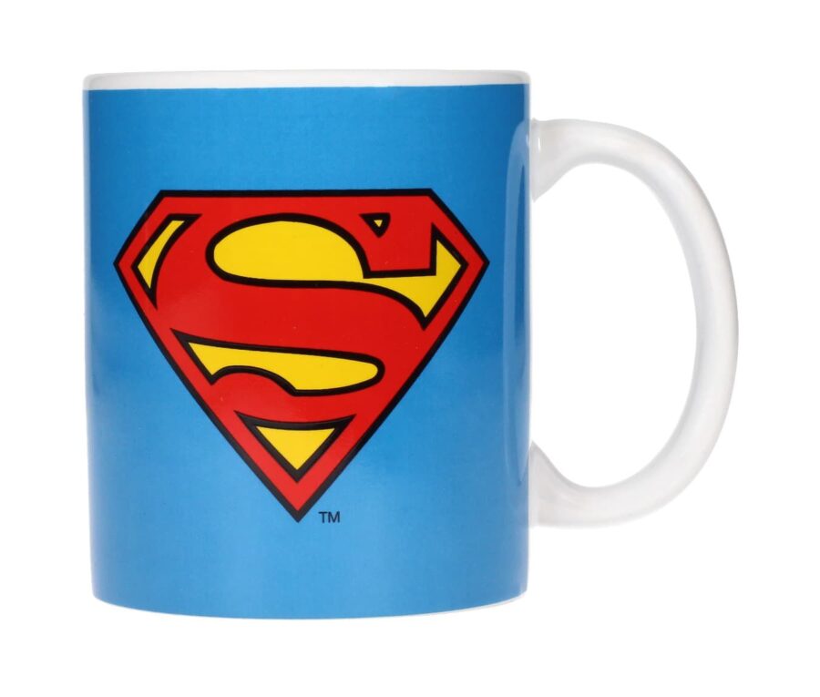 LOGO SUPERMAN DC TAZA CERAMICA DC COMICS