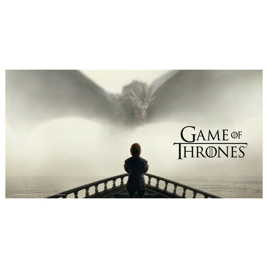 TYRION Y DRAGON POSTER DE VIDRIO GAME OF THRONES