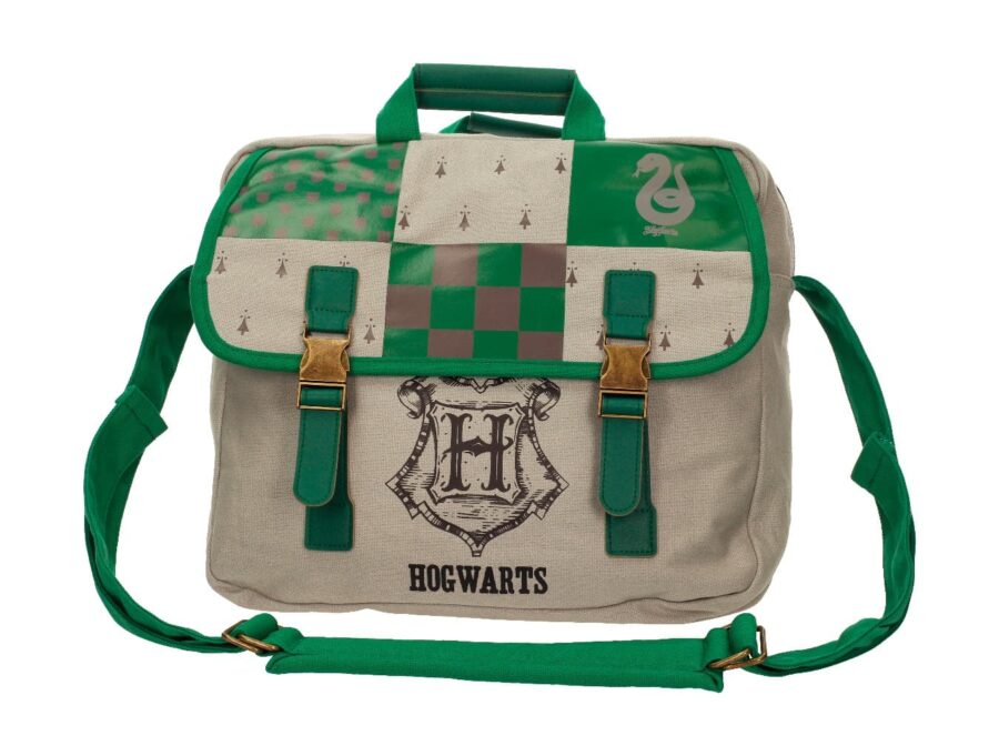 BOLSA TELA CANVAS SLYTHERIN HARRY POTTER