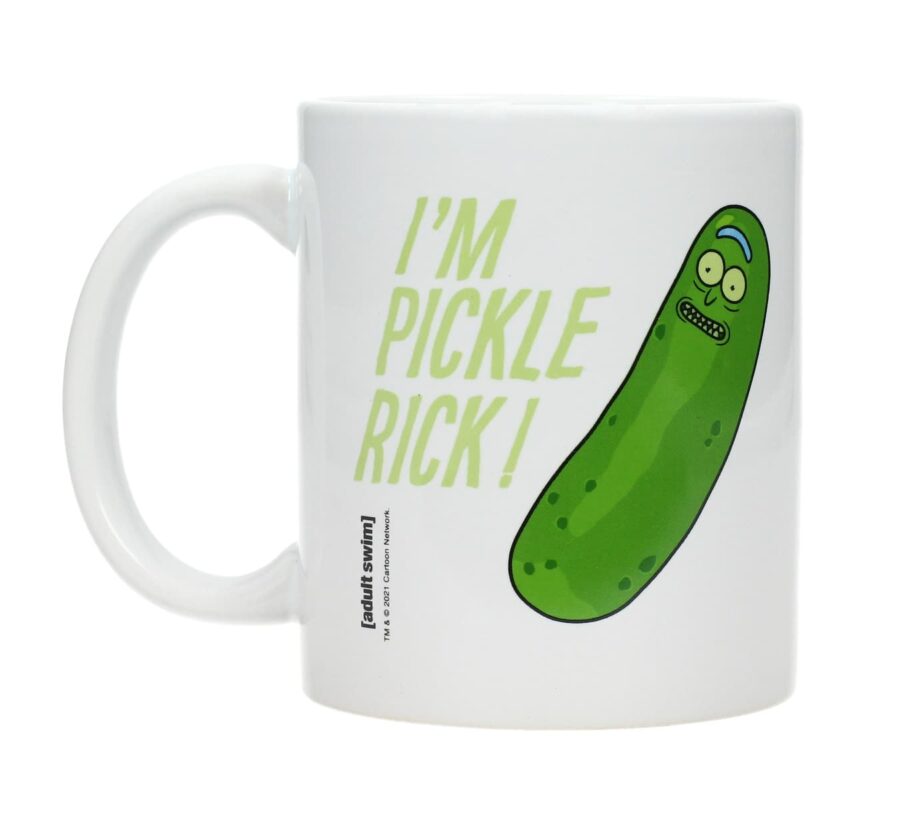 TAZA CERAMICA I'M PICKLE RICK Y MORTY