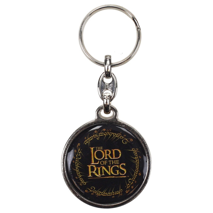 LOGO LLAVERO REDONDO EL SEÑOR DE LOS ANILLOS